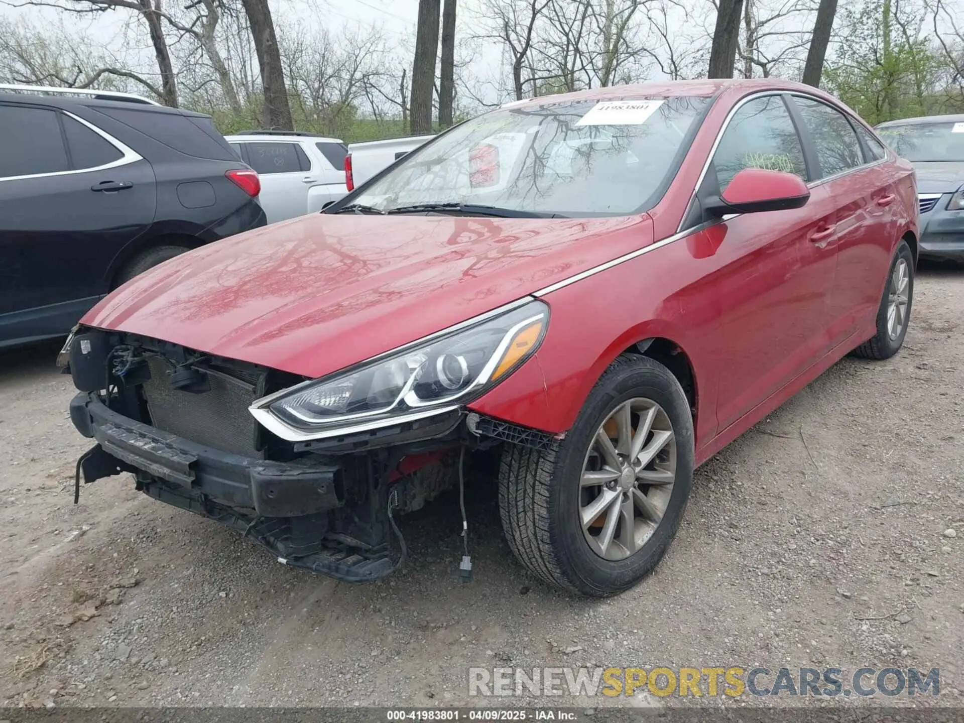 6 fotografías del automóvil dañado 5NPE24AF8KH789935 HYUNDAI SONATA 2019