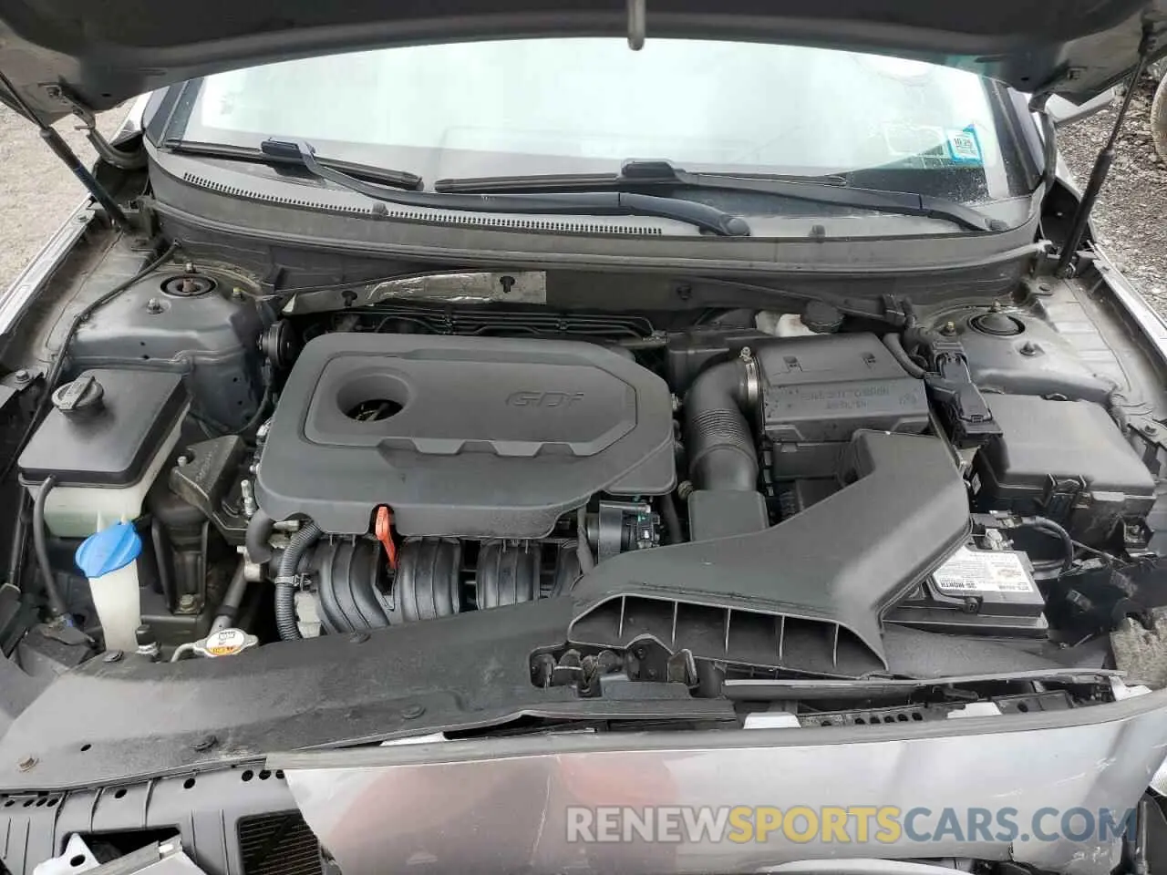 11 fotografías del automóvil dañado 5NPE24AF8KH798473 HYUNDAI SONATA 2019