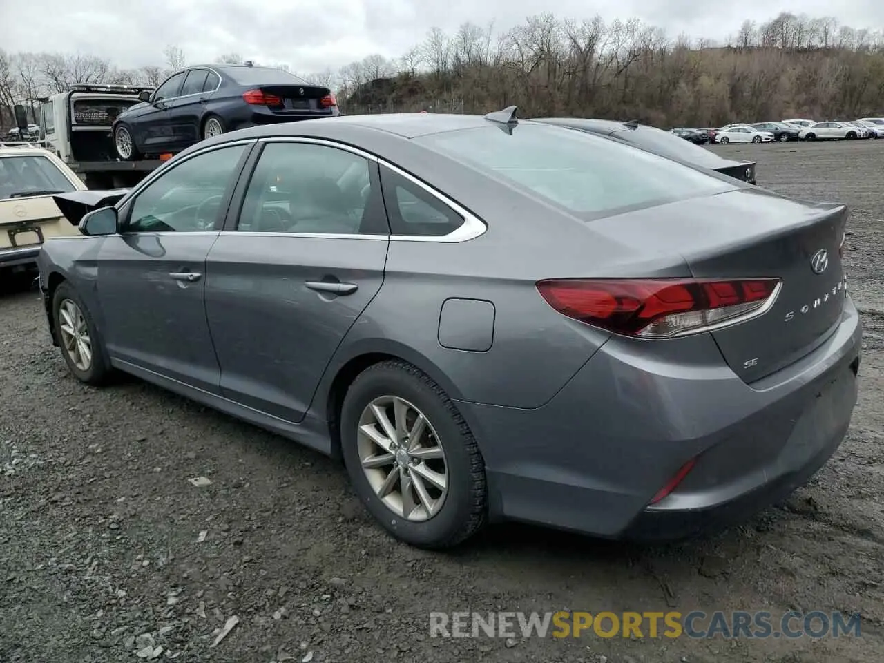 2 fotografías del automóvil dañado 5NPE24AF8KH798473 HYUNDAI SONATA 2019
