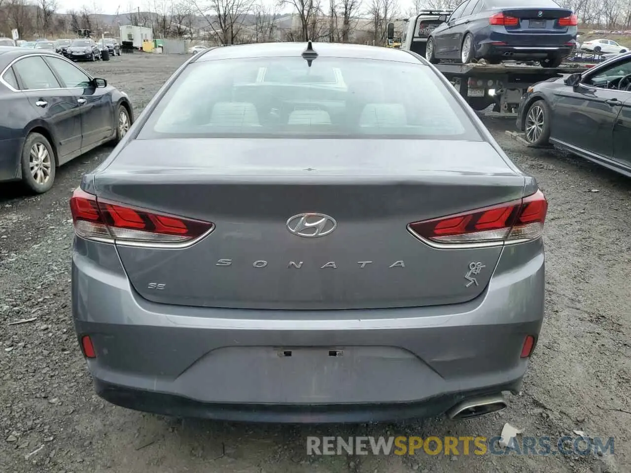 6 fotografías del automóvil dañado 5NPE24AF8KH798473 HYUNDAI SONATA 2019