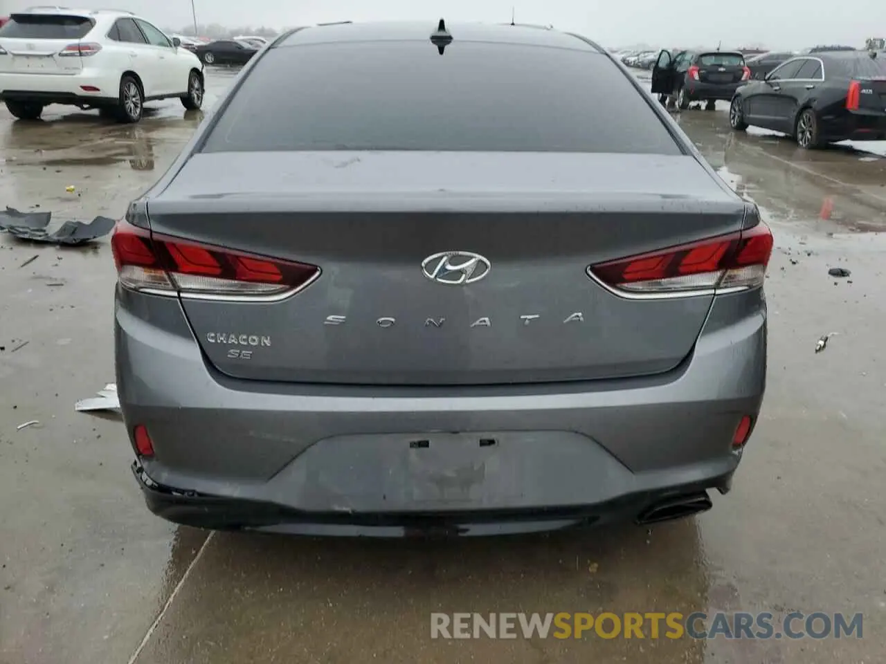 6 fotografías del automóvil dañado 5NPE24AF9KH738508 HYUNDAI SONATA 2019