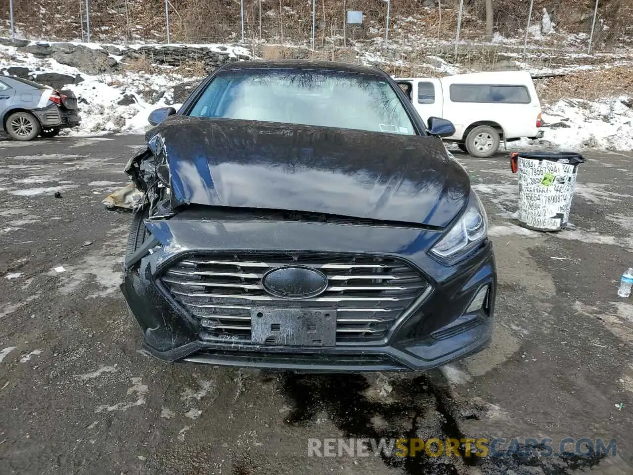 5 fotografías del automóvil dañado 5NPE24AF9KH742493 HYUNDAI SONATA 2019