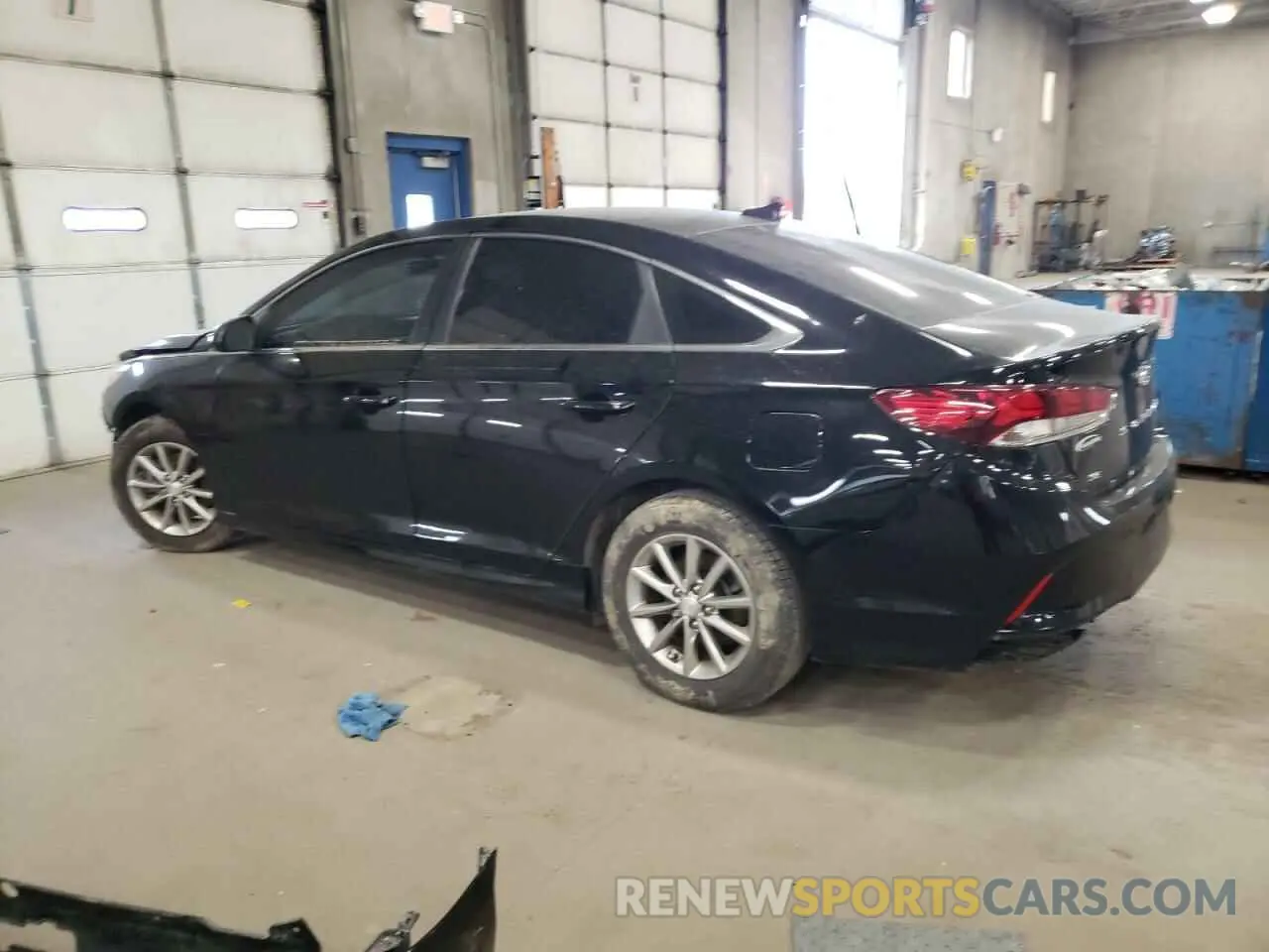 2 fotografías del automóvil dañado 5NPE24AF9KH762503 HYUNDAI SONATA 2019
