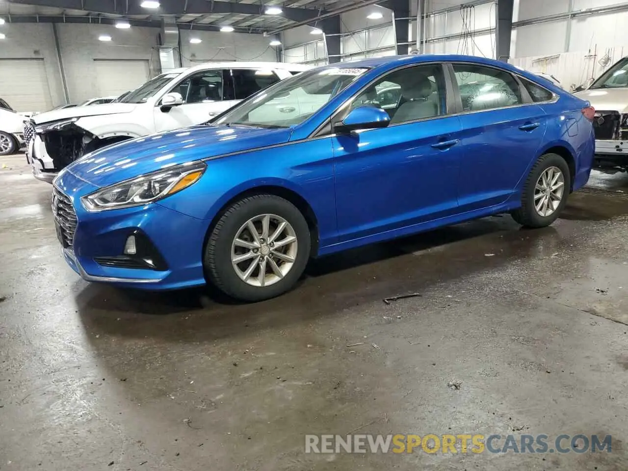 1 fotografías del automóvil dañado 5NPE24AF9KH777180 HYUNDAI SONATA 2019