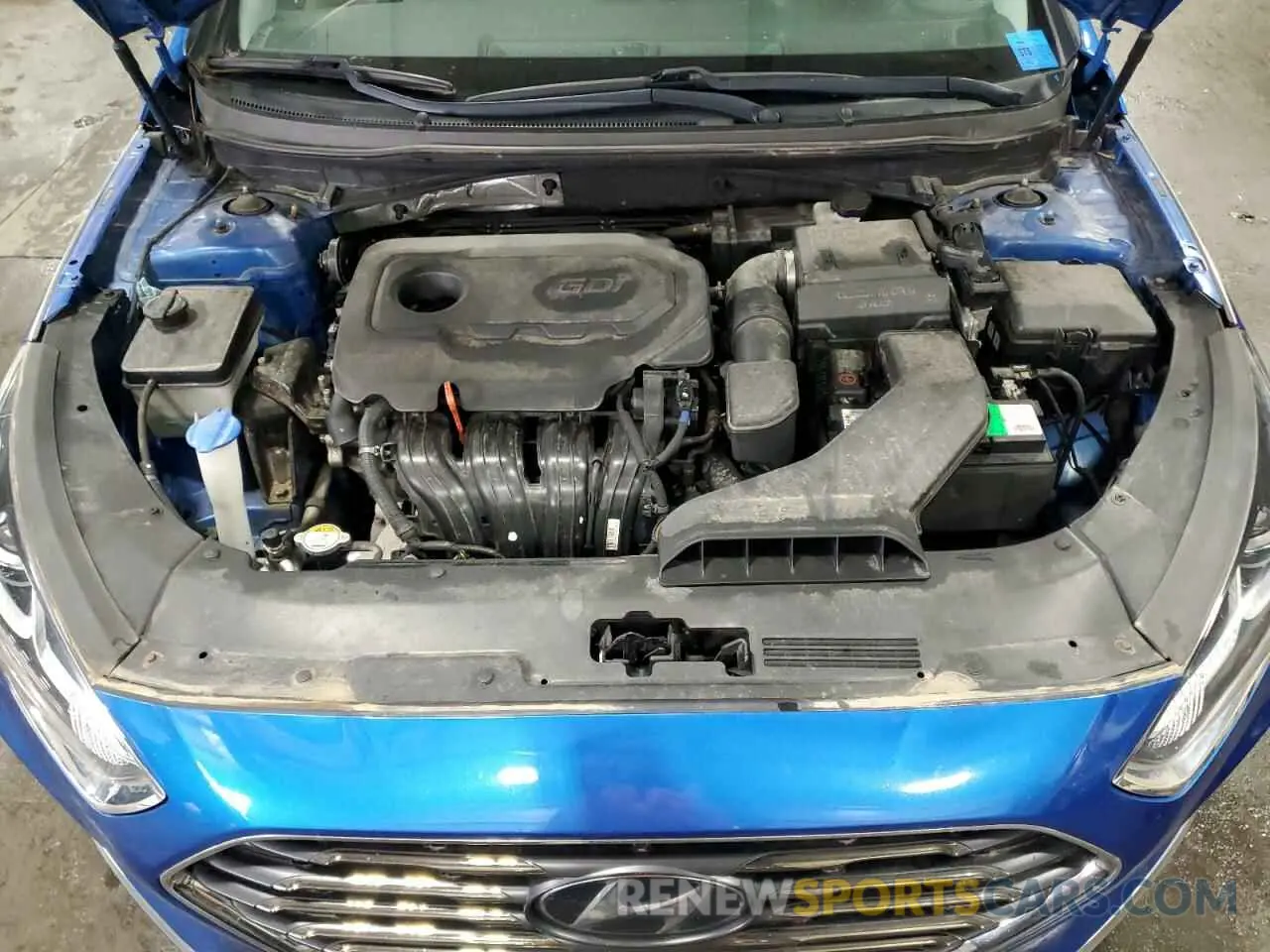 11 fotografías del automóvil dañado 5NPE24AF9KH777180 HYUNDAI SONATA 2019