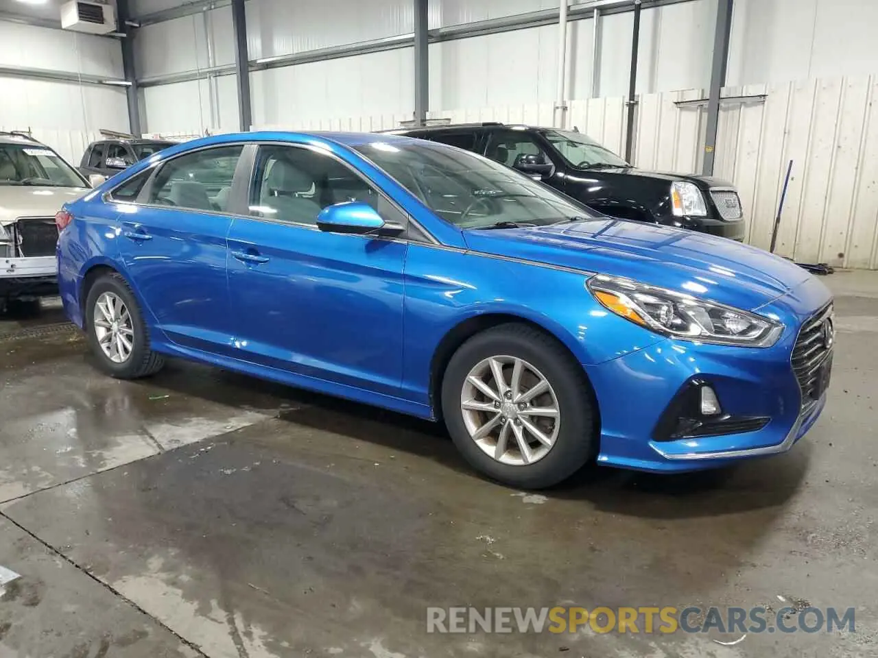 4 fotografías del automóvil dañado 5NPE24AF9KH777180 HYUNDAI SONATA 2019
