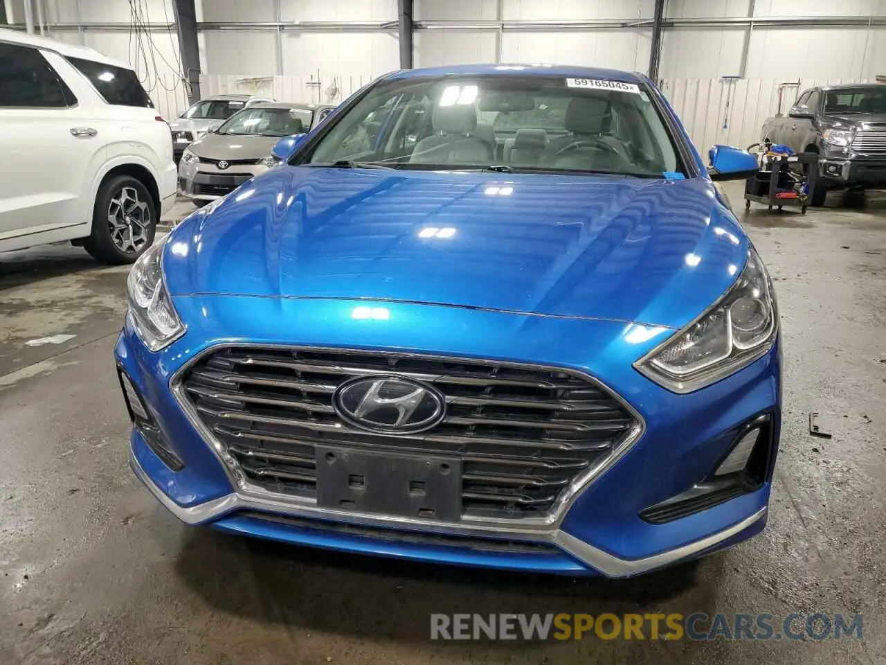 5 fotografías del automóvil dañado 5NPE24AF9KH777180 HYUNDAI SONATA 2019