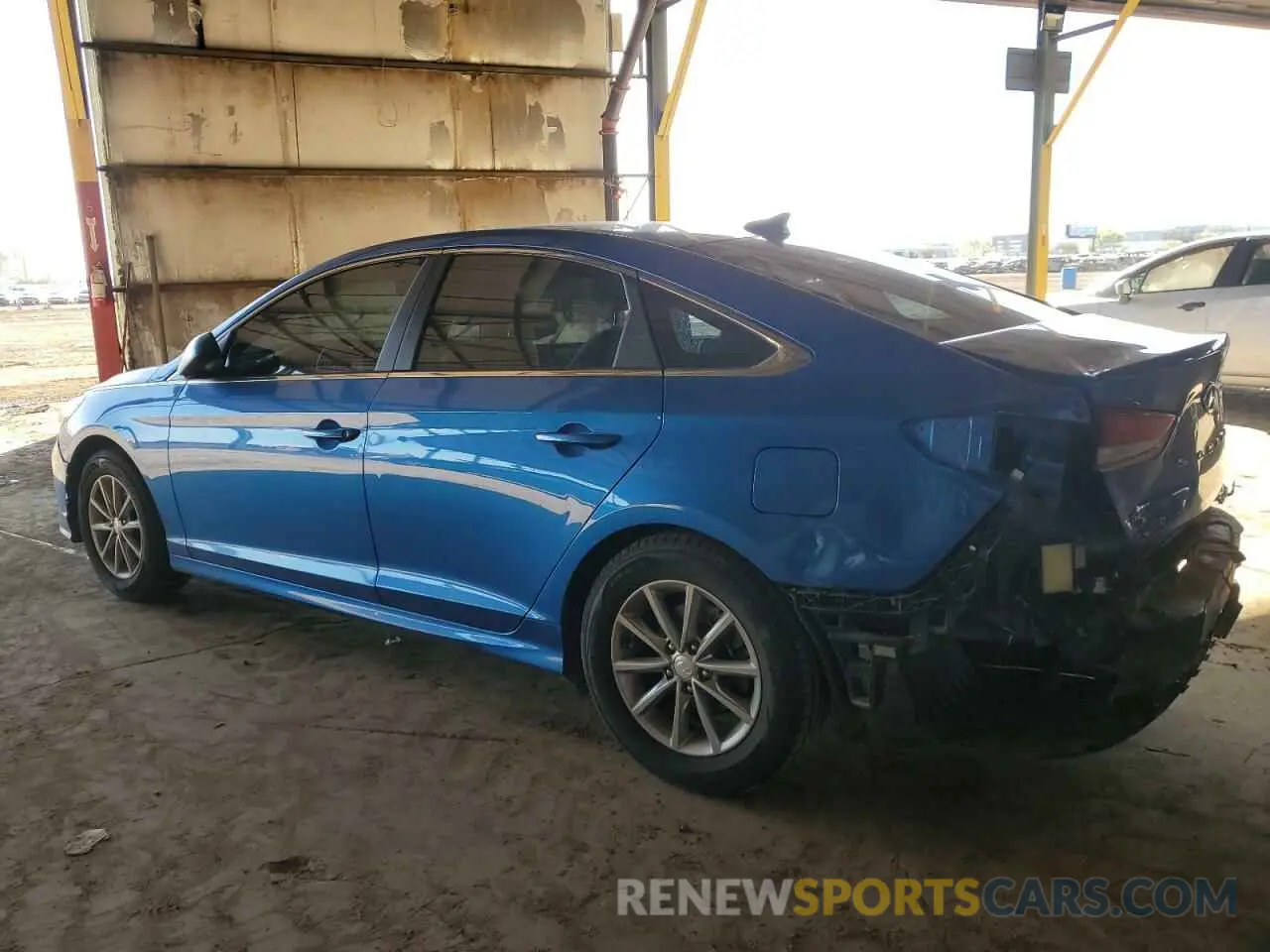 2 fotografías del automóvil dañado 5NPE24AF9KH783125 HYUNDAI SONATA 2019