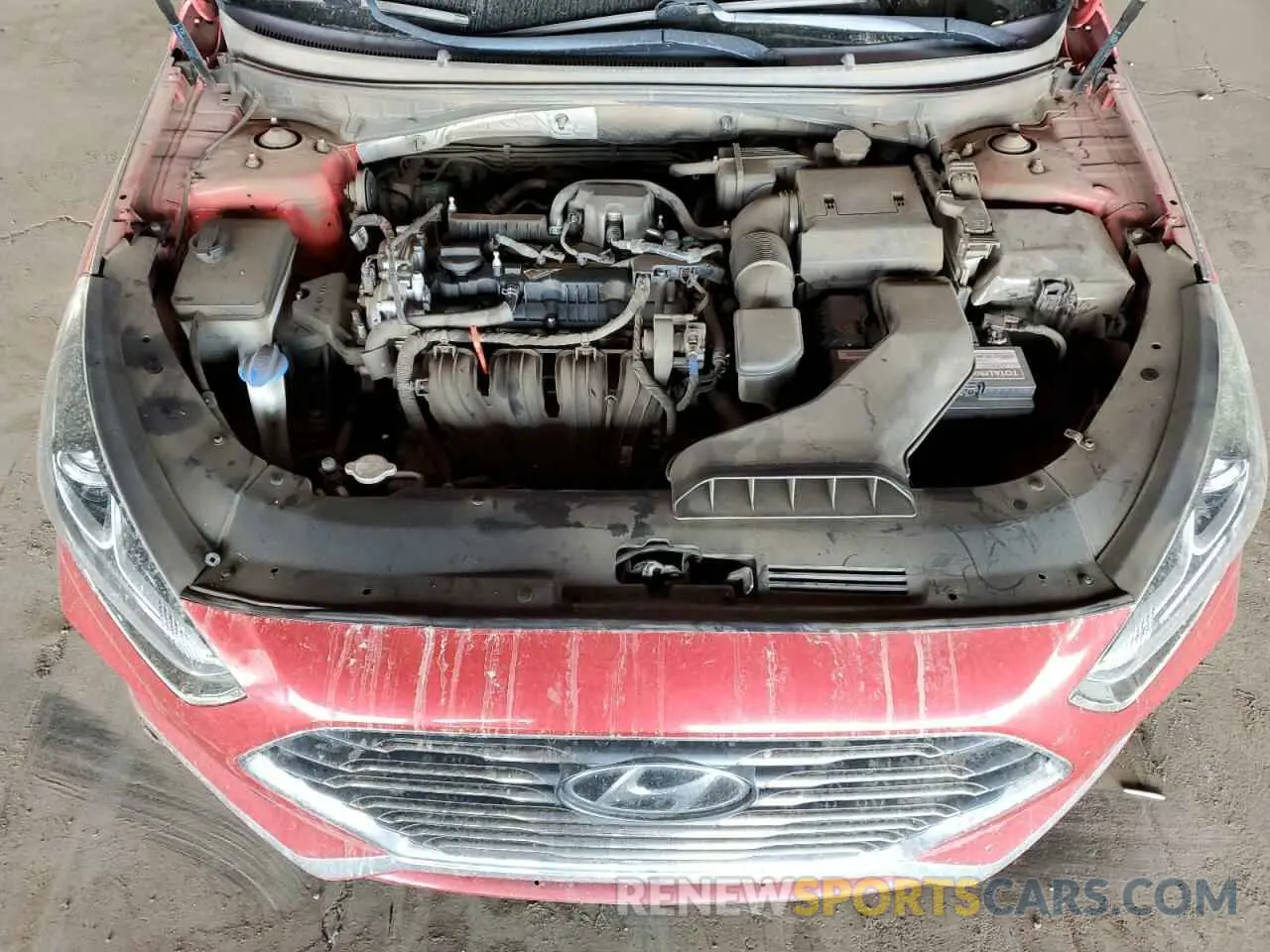 11 fotografías del automóvil dañado 5NPE24AF9KH810646 HYUNDAI SONATA 2019