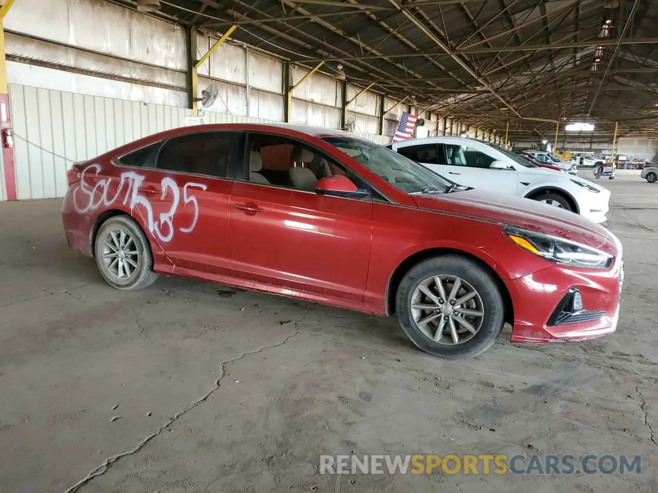 4 fotografías del automóvil dañado 5NPE24AF9KH810646 HYUNDAI SONATA 2019