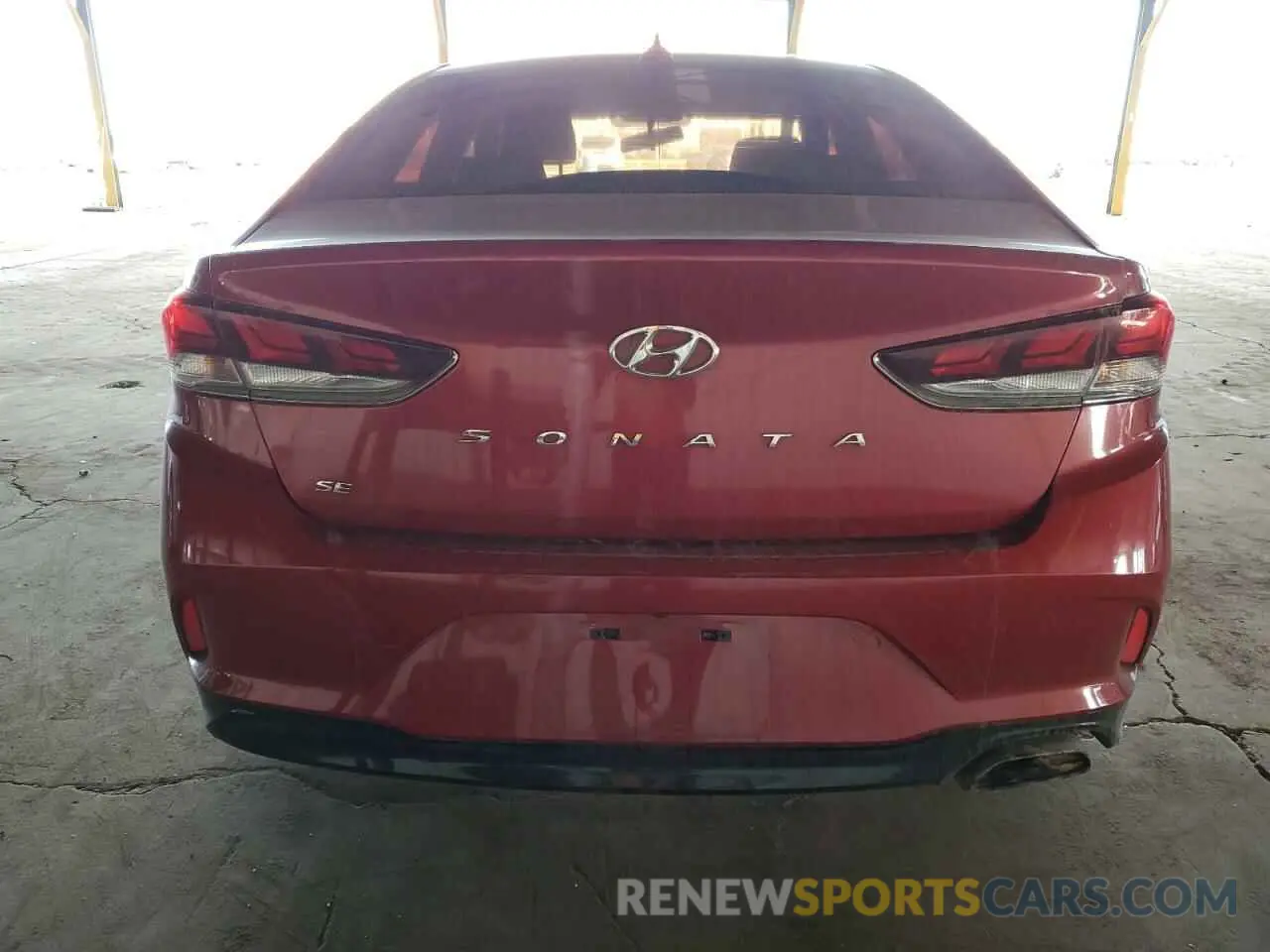 6 fotografías del automóvil dañado 5NPE24AF9KH810646 HYUNDAI SONATA 2019