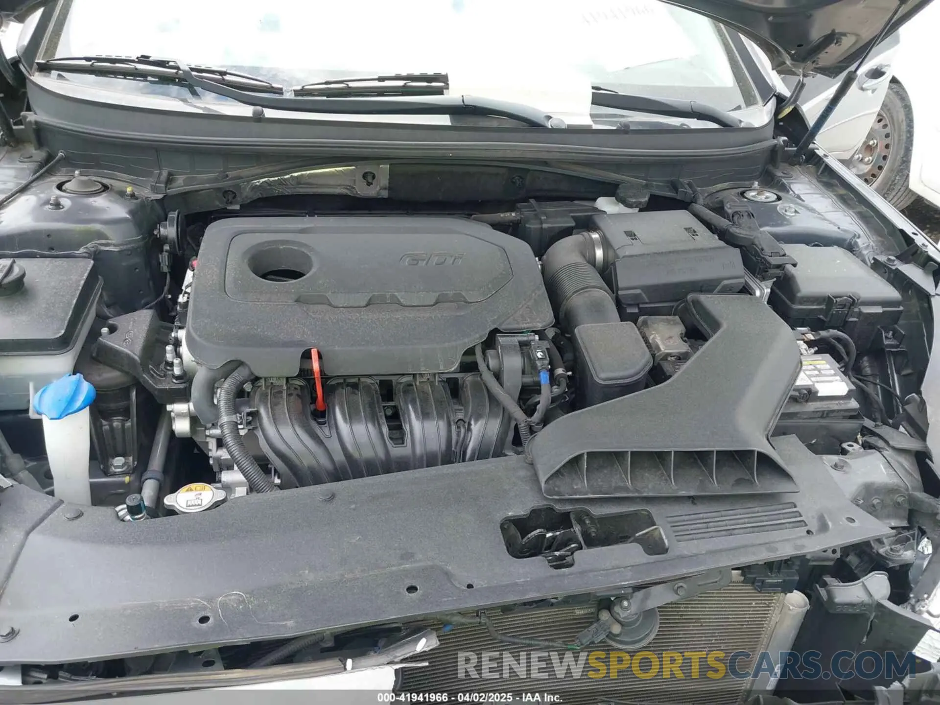 10 fotografías del automóvil dañado 5NPE24AFXKH741546 HYUNDAI SONATA 2019
