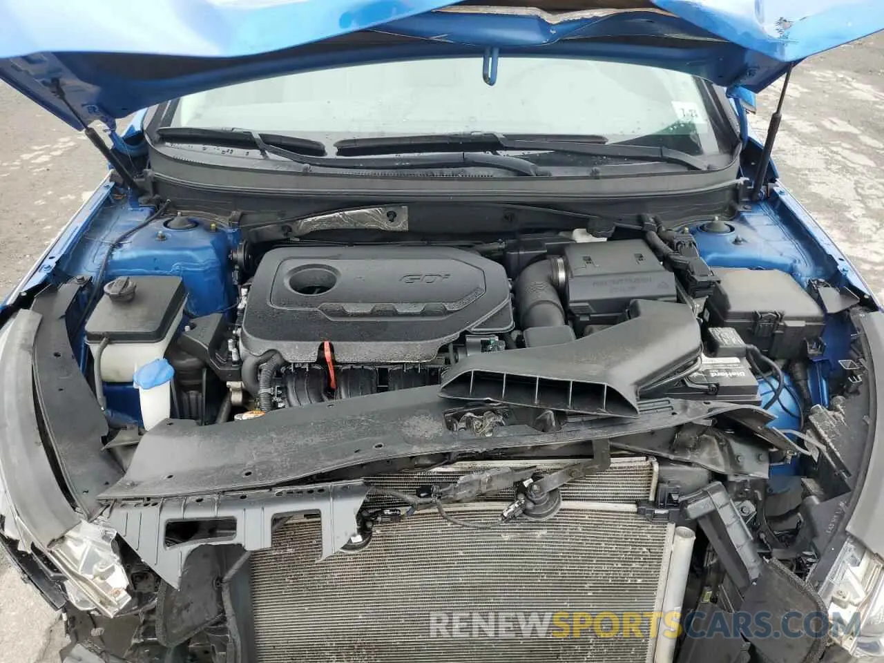 11 fotografías del automóvil dañado 5NPE24AFXKH743569 HYUNDAI SONATA 2019
