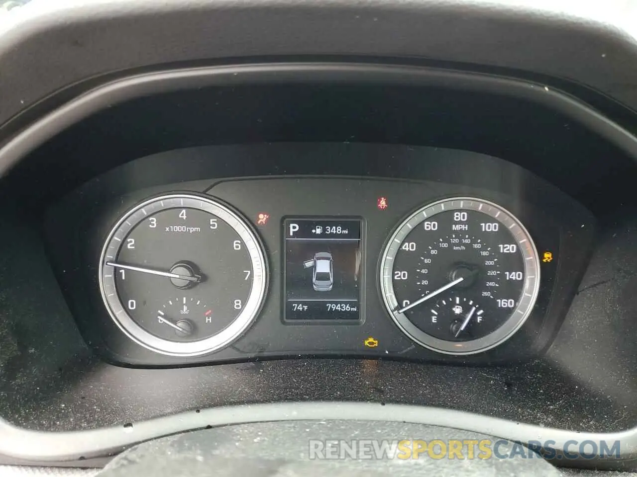 9 fotografías del automóvil dañado 5NPE24AFXKH743569 HYUNDAI SONATA 2019