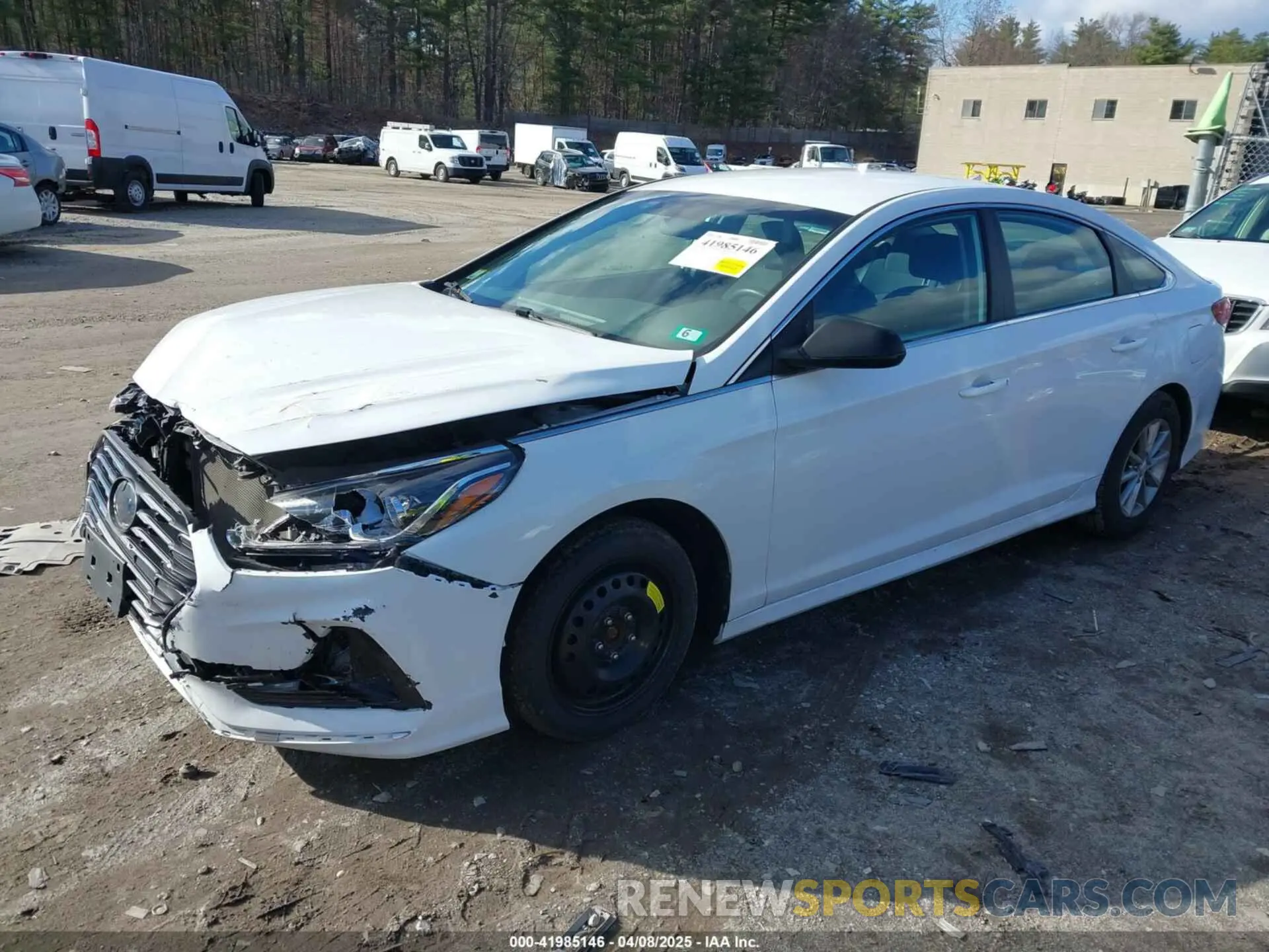 2 fotografías del automóvil dañado 5NPE24AFXKH749128 HYUNDAI SONATA 2019
