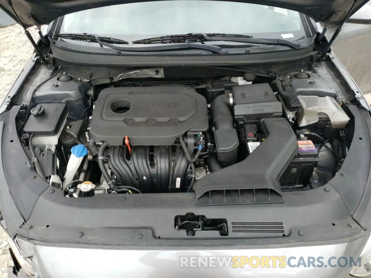 11 fotografías del automóvil dañado 5NPE24AFXKH757486 HYUNDAI SONATA 2019