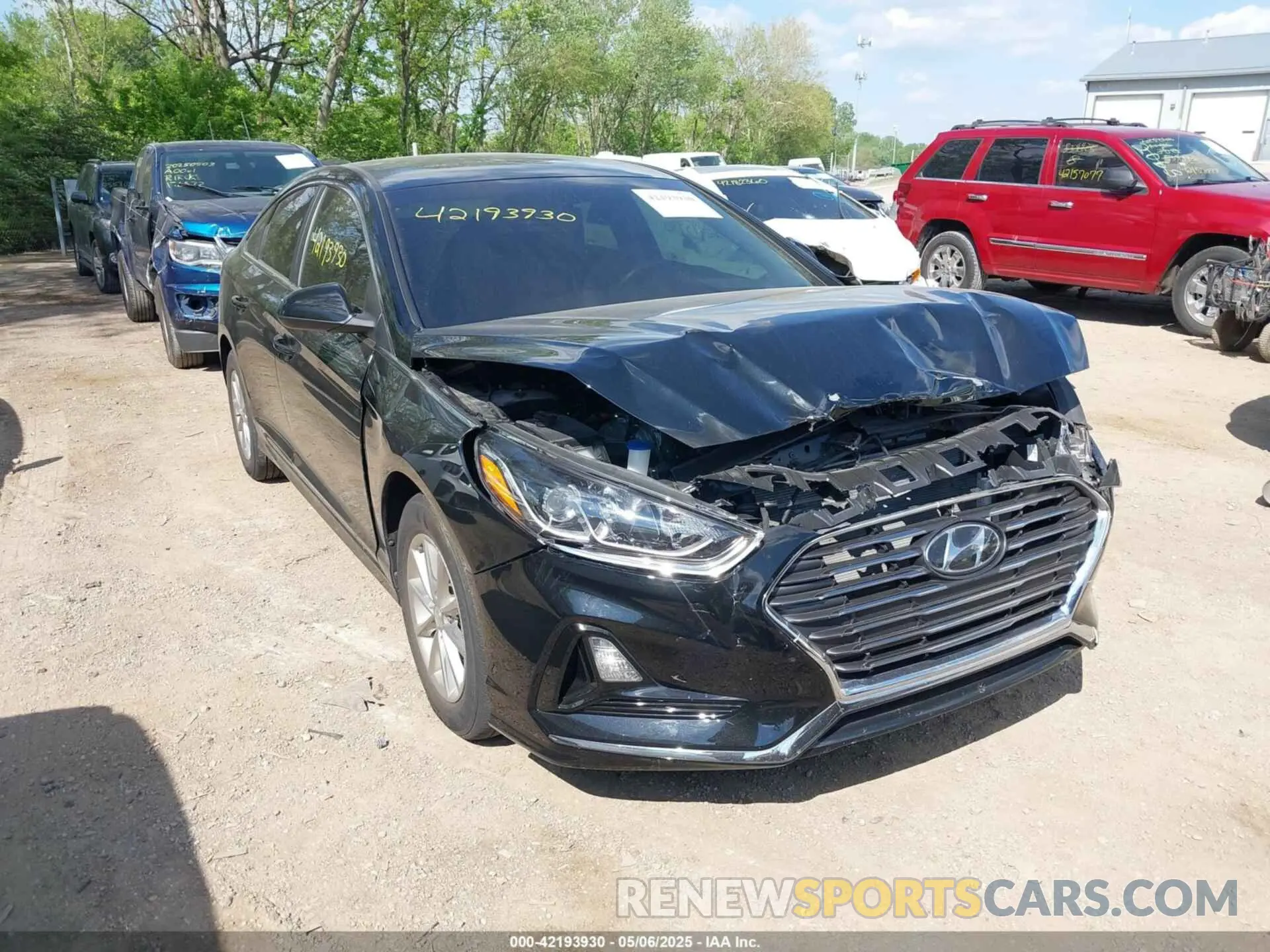 1 fotografías del automóvil dañado 5NPE24AFXKH760243 HYUNDAI SONATA 2019