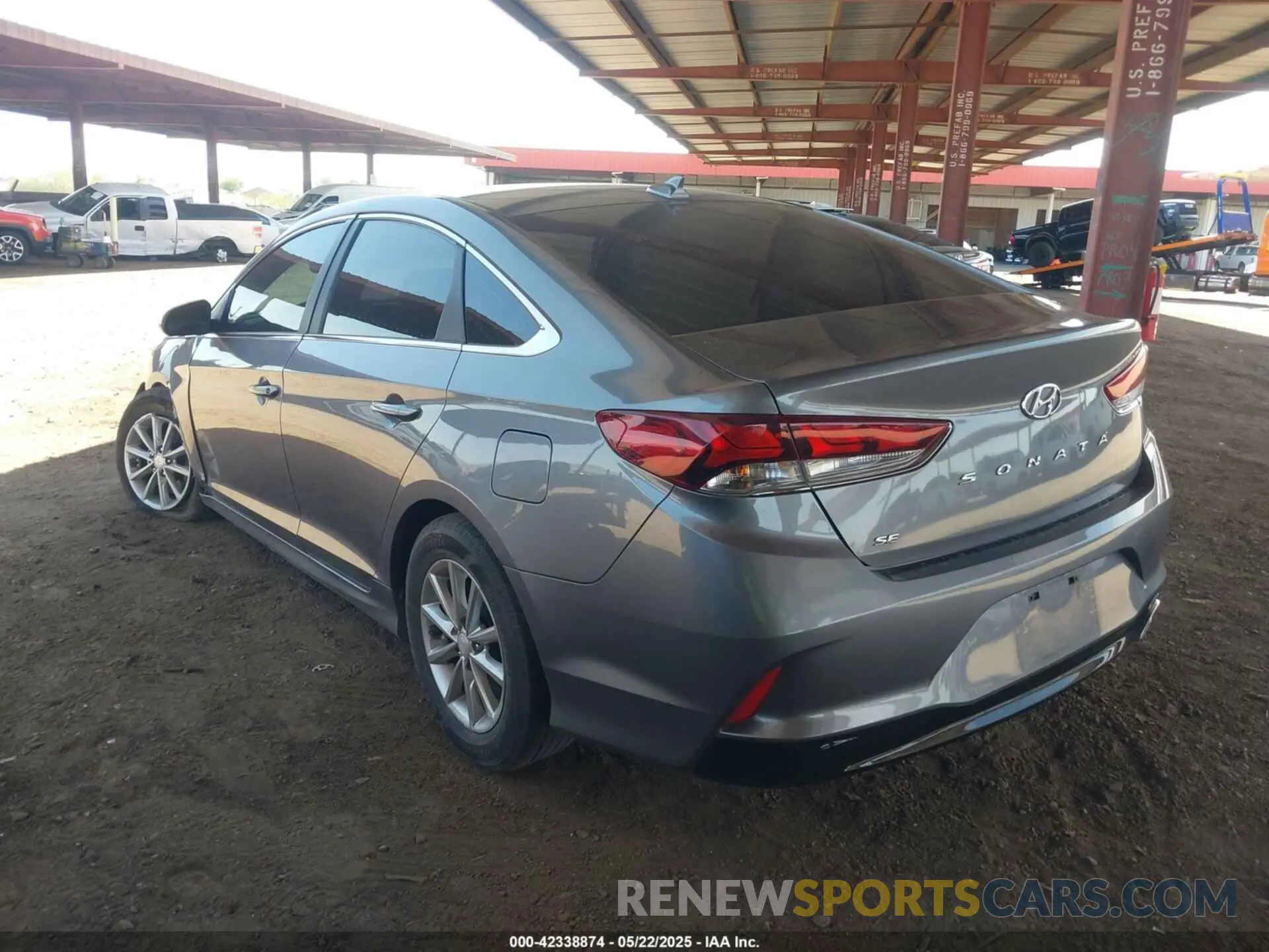 3 fotografías del automóvil dañado 5NPE24AFXKH762901 HYUNDAI SONATA 2019