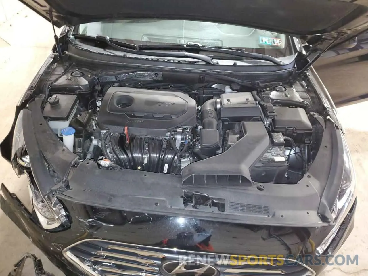 11 fotografías del automóvil dañado 5NPE24AFXKH794229 HYUNDAI SONATA 2019