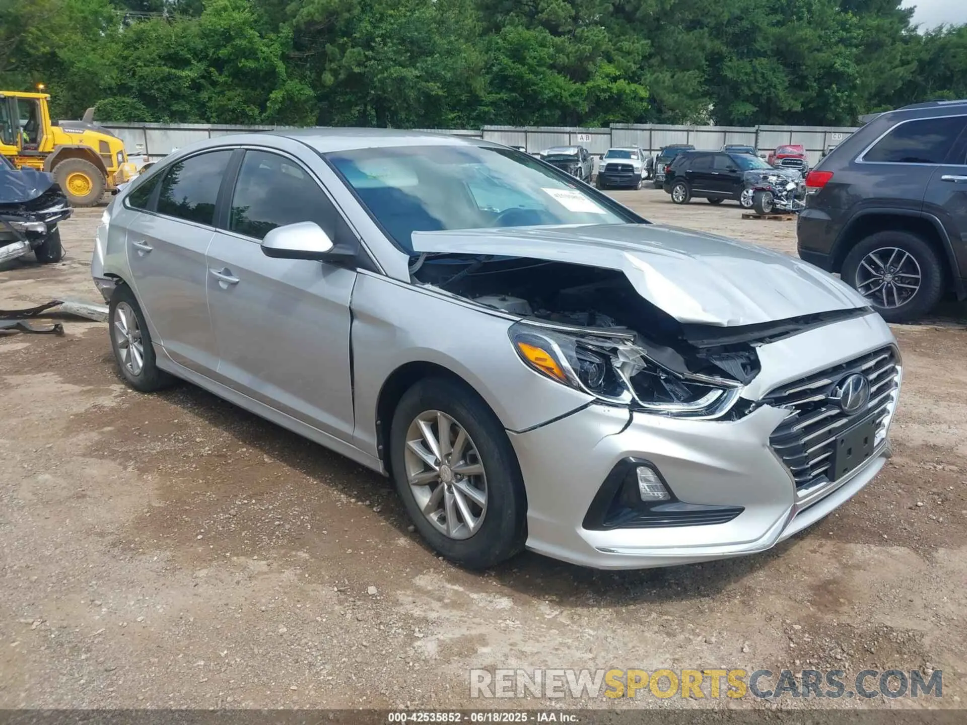 1 fotografías del automóvil dañado 5NPE24AFXKH799253 HYUNDAI SONATA 2019
