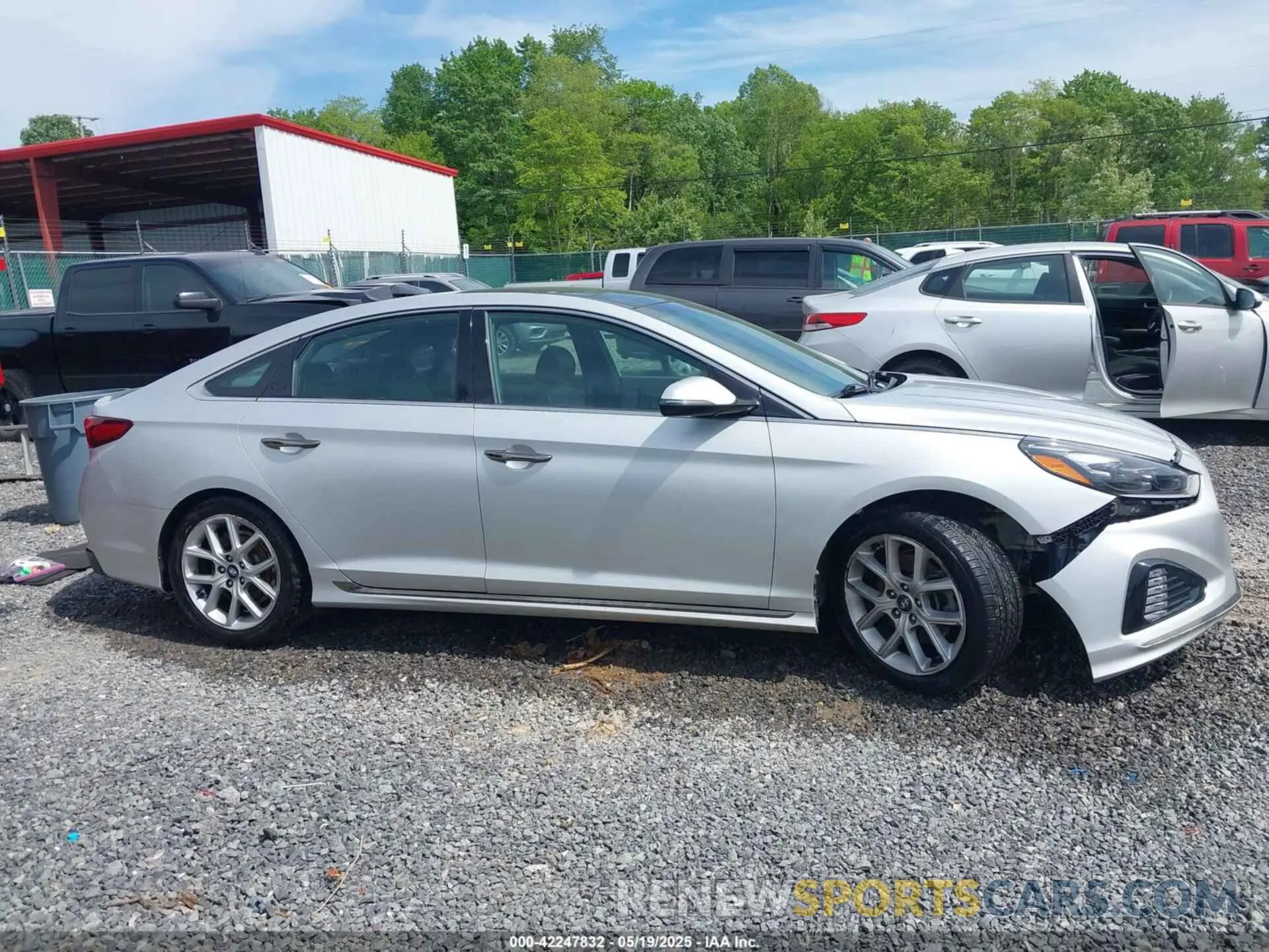 12 fotografías del automóvil dañado 5NPE34AB1KH757578 HYUNDAI SONATA 2019