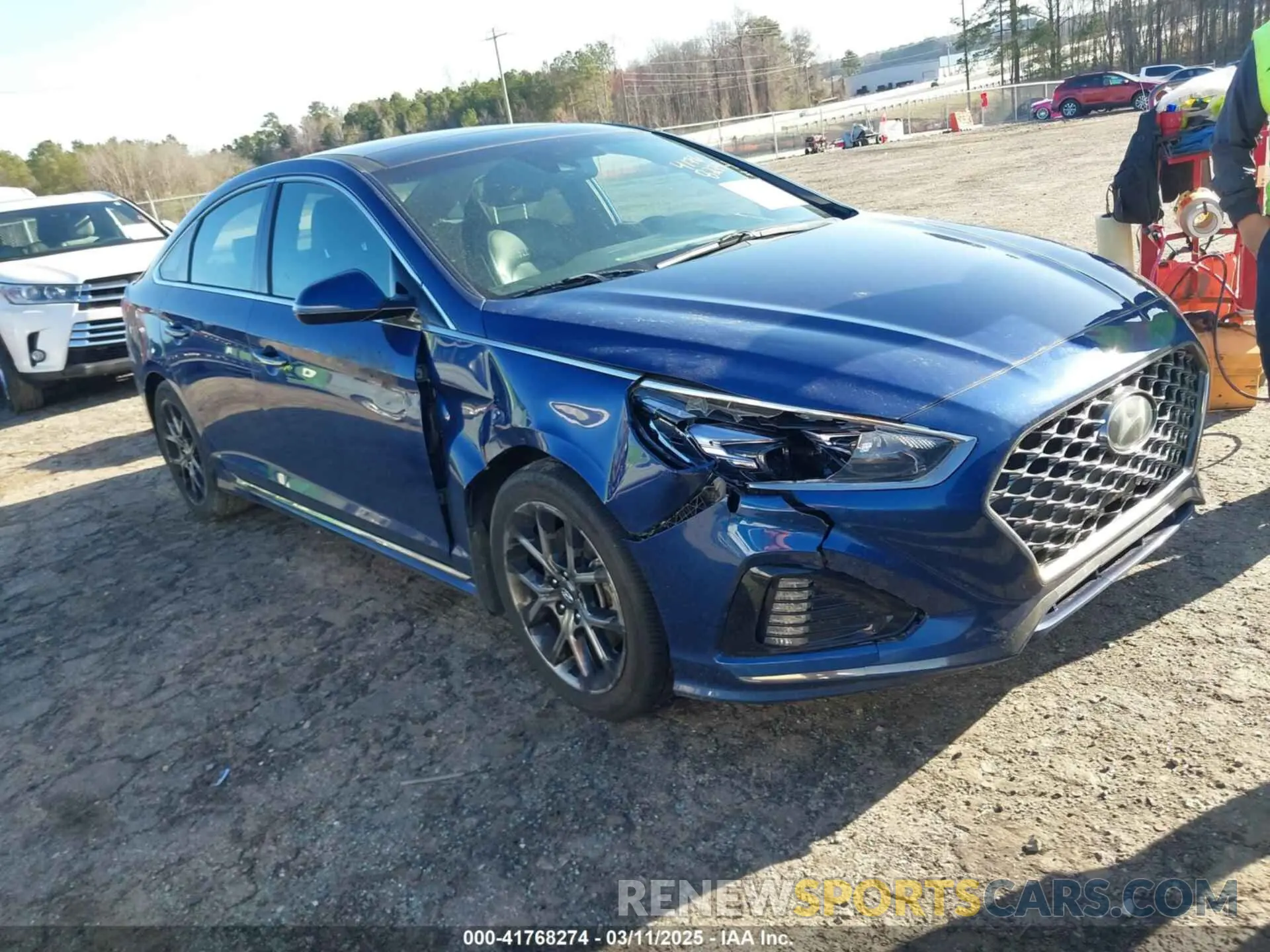 1 fotografías del automóvil dañado 5NPE34ABXKH758891 HYUNDAI SONATA 2019