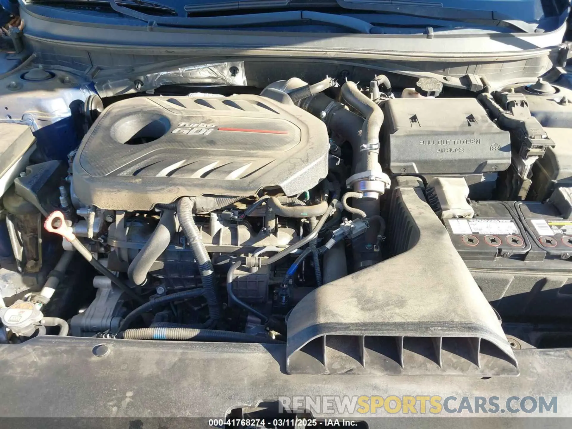 10 fotografías del automóvil dañado 5NPE34ABXKH758891 HYUNDAI SONATA 2019
