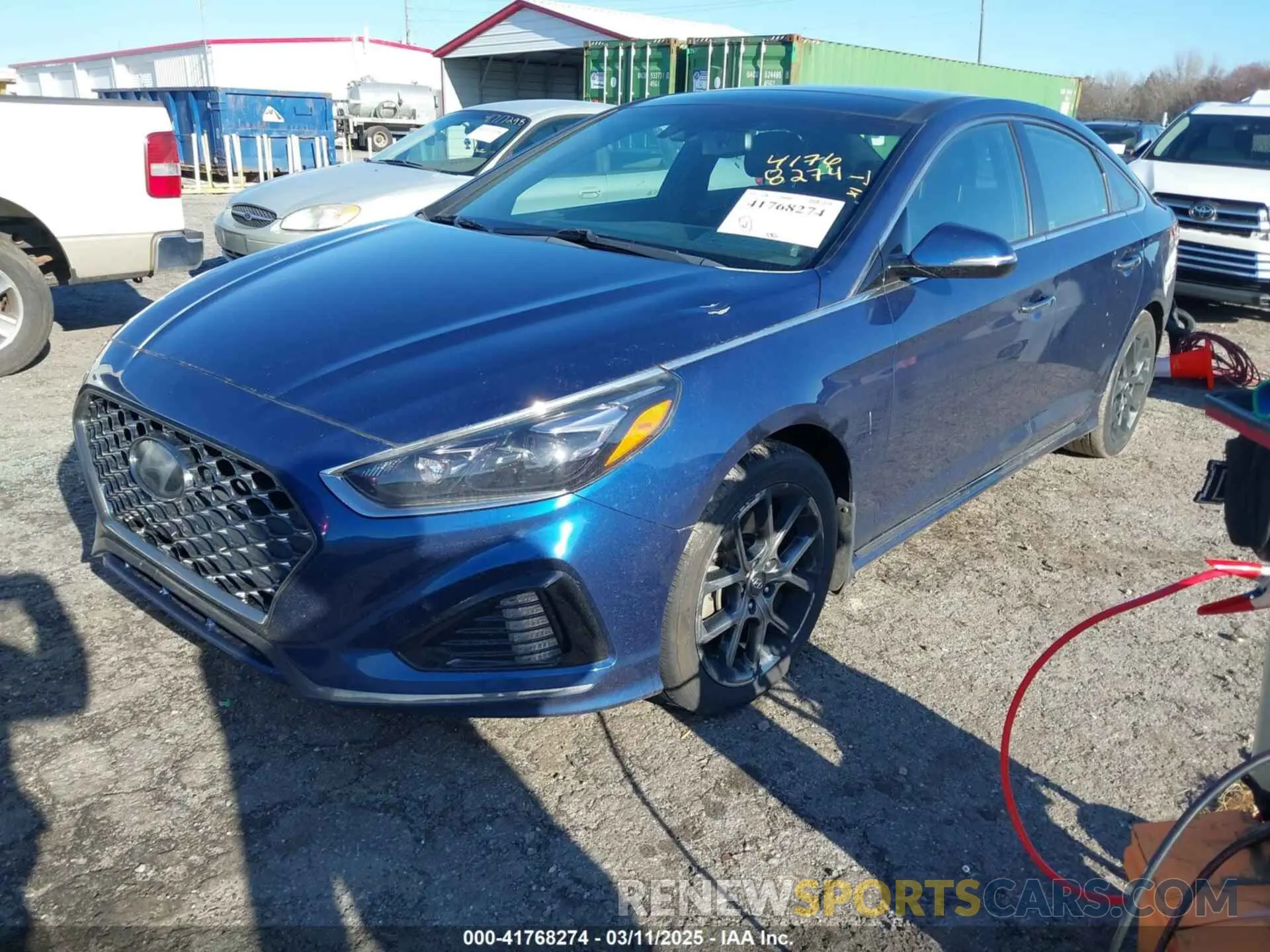2 fotografías del automóvil dañado 5NPE34ABXKH758891 HYUNDAI SONATA 2019
