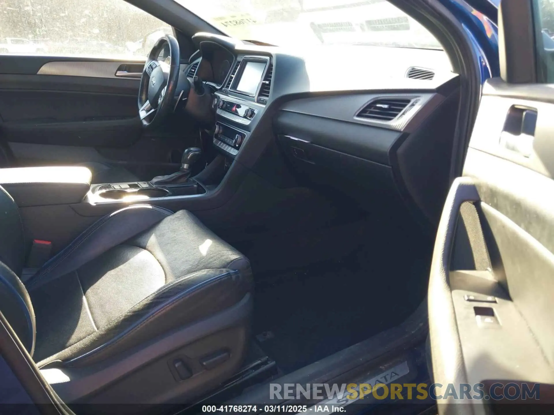 5 fotografías del automóvil dañado 5NPE34ABXKH758891 HYUNDAI SONATA 2019