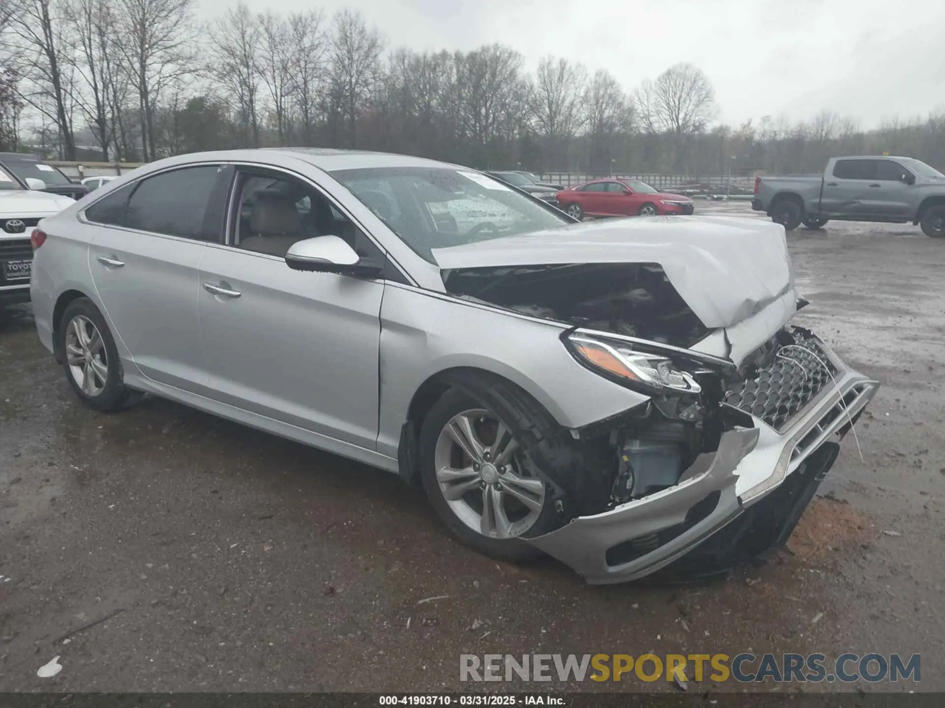 1 fotografías del automóvil dañado 5NPE34AF0KH729533 HYUNDAI SONATA 2019