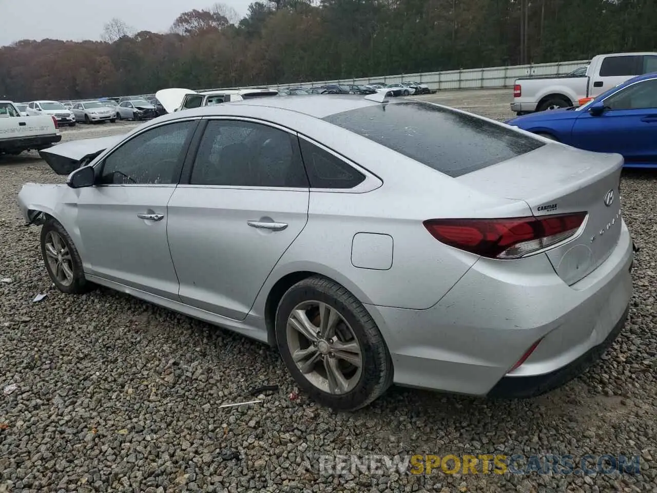2 fotografías del automóvil dañado 5NPE34AF0KH730360 HYUNDAI SONATA 2019