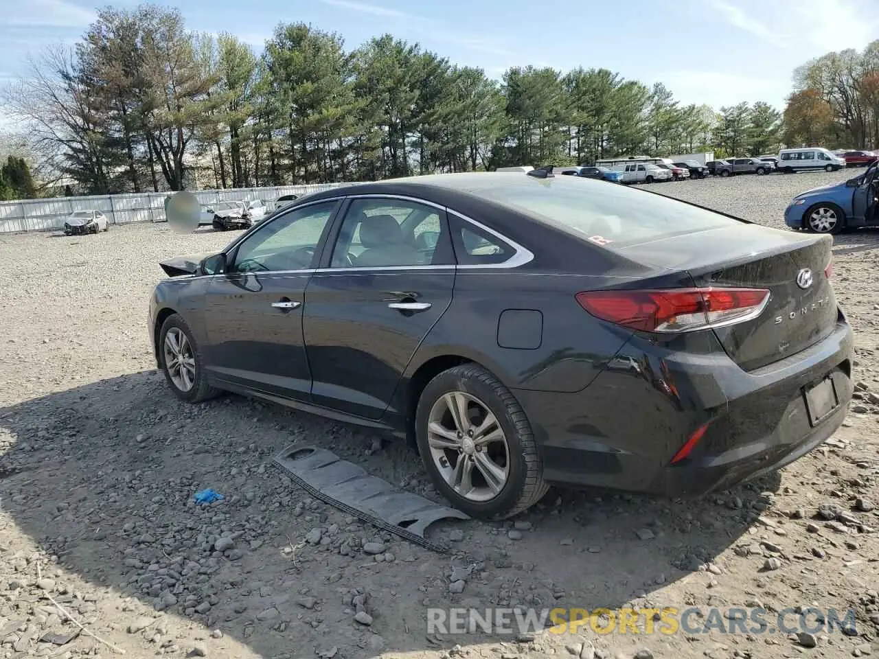 2 fotografías del automóvil dañado 5NPE34AF0KH761222 HYUNDAI SONATA 2019