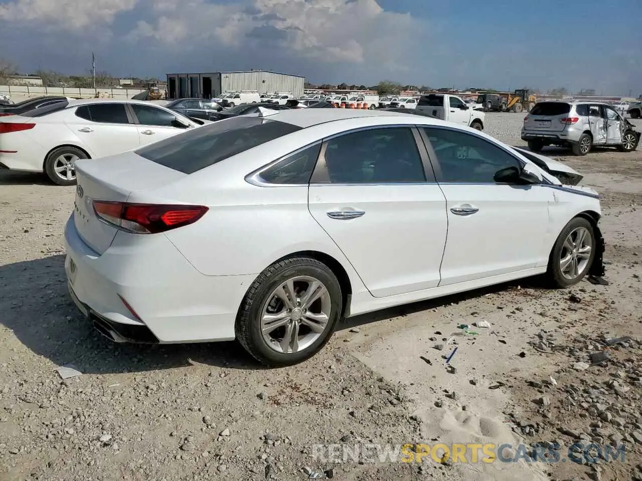 3 fotografías del automóvil dañado 5NPE34AF0KH764265 HYUNDAI SONATA 2019