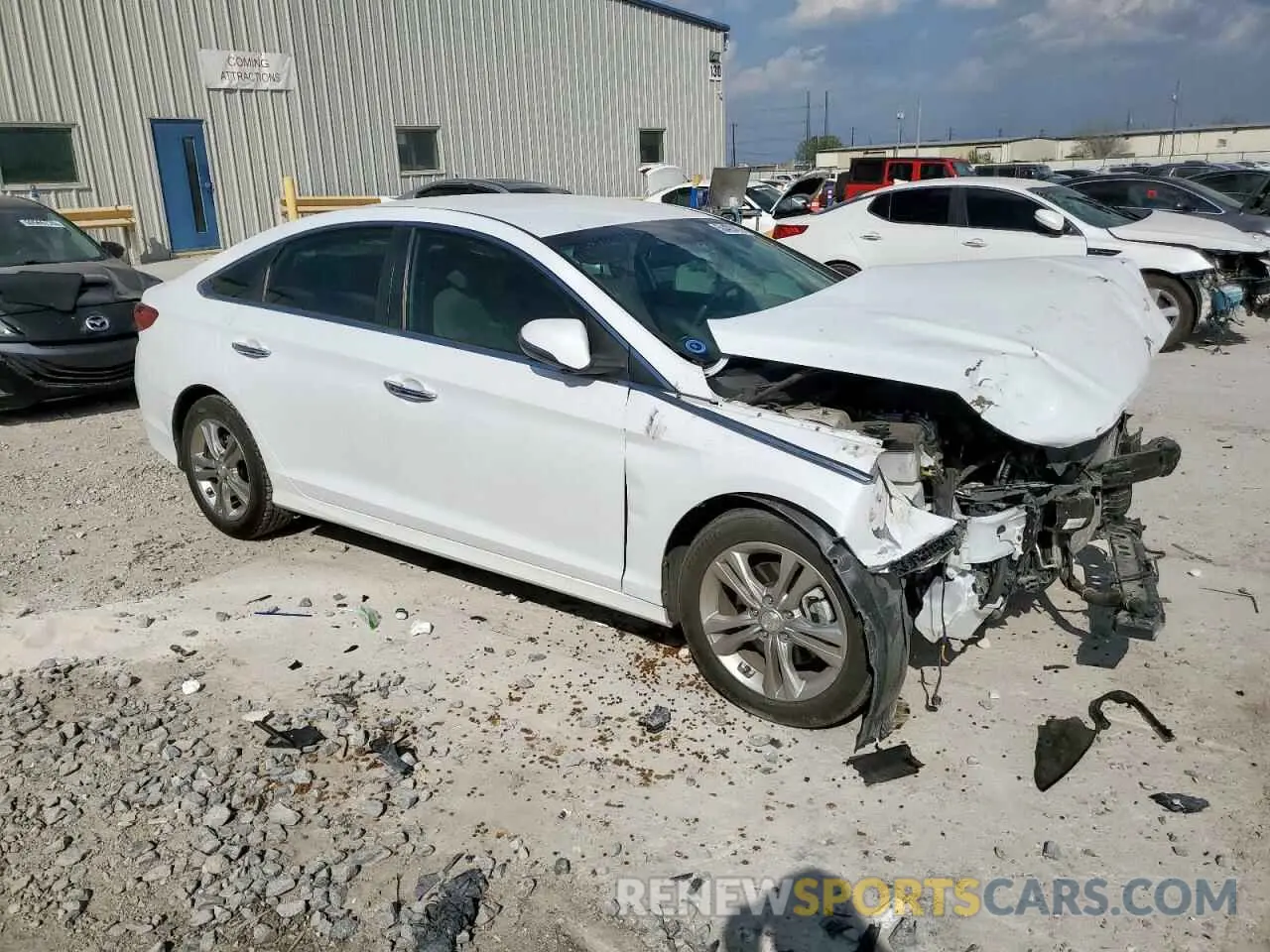 4 fotografías del automóvil dañado 5NPE34AF0KH764265 HYUNDAI SONATA 2019