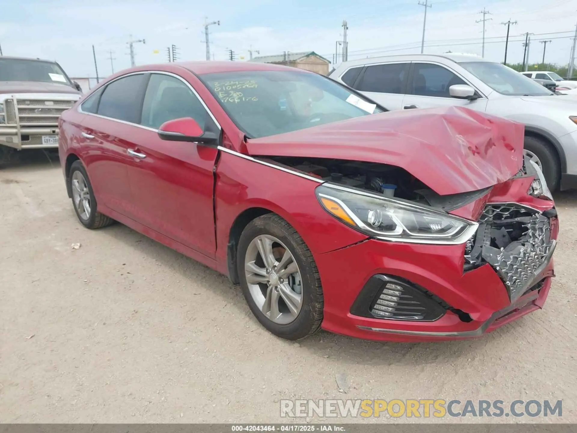 1 fotografías del automóvil dañado 5NPE34AF0KH766176 HYUNDAI SONATA 2019