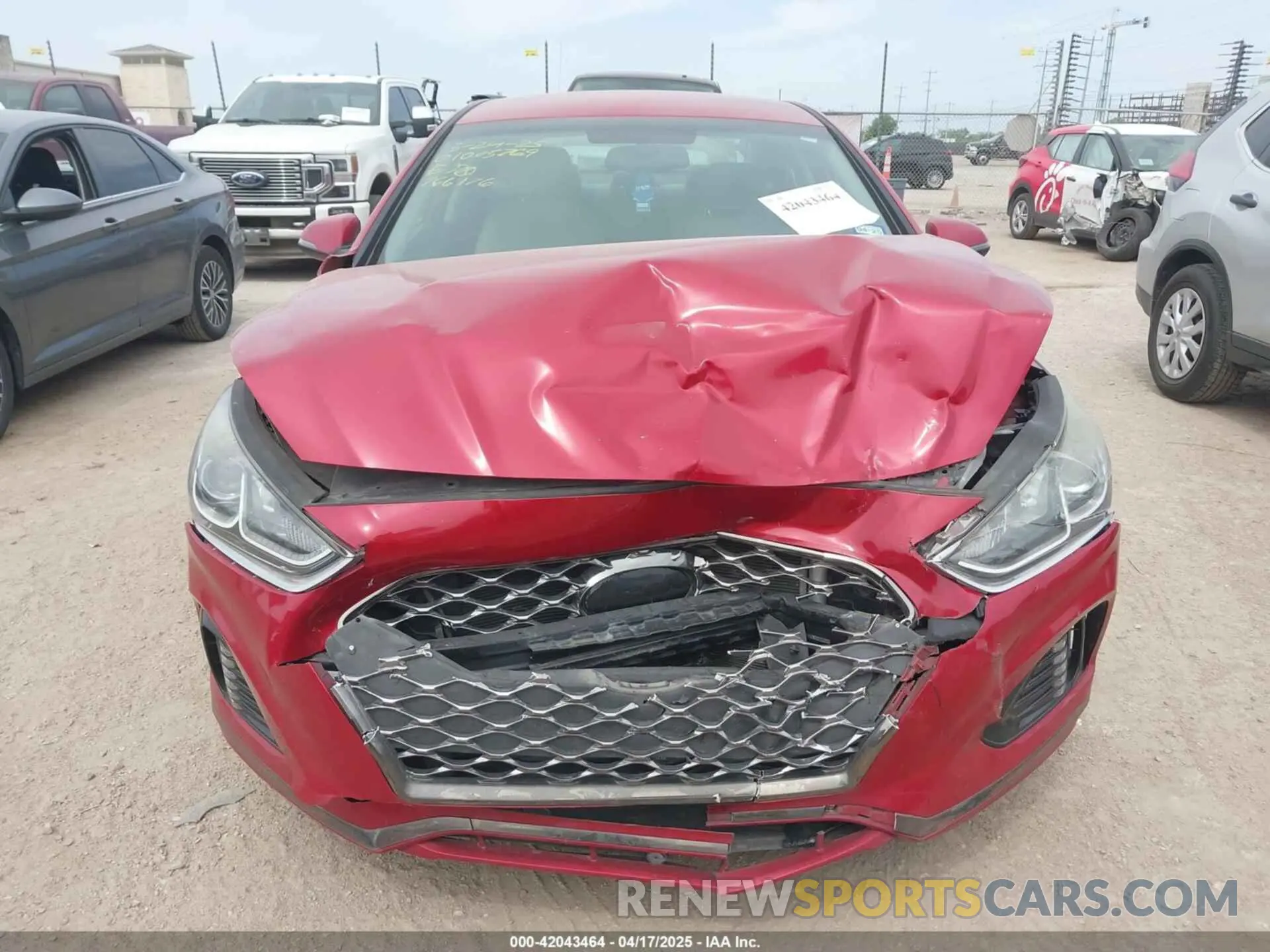 12 fotografías del automóvil dañado 5NPE34AF0KH766176 HYUNDAI SONATA 2019