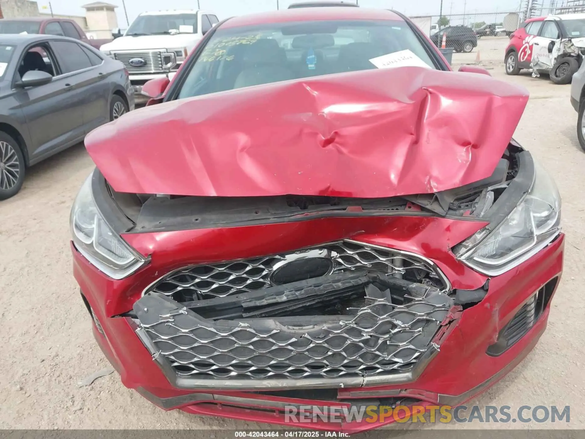 6 fotografías del automóvil dañado 5NPE34AF0KH766176 HYUNDAI SONATA 2019