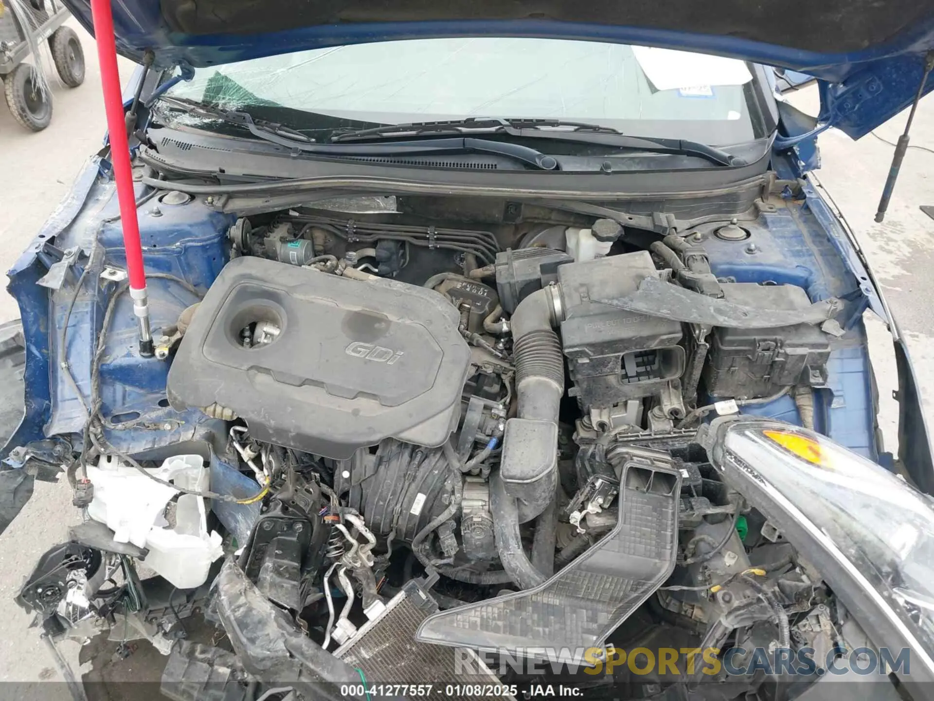 10 fotografías del automóvil dañado 5NPE34AF0KH771734 HYUNDAI SONATA 2019