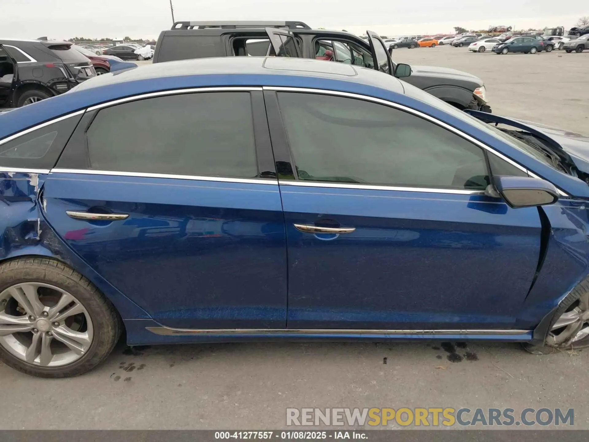 13 fotografías del automóvil dañado 5NPE34AF0KH771734 HYUNDAI SONATA 2019