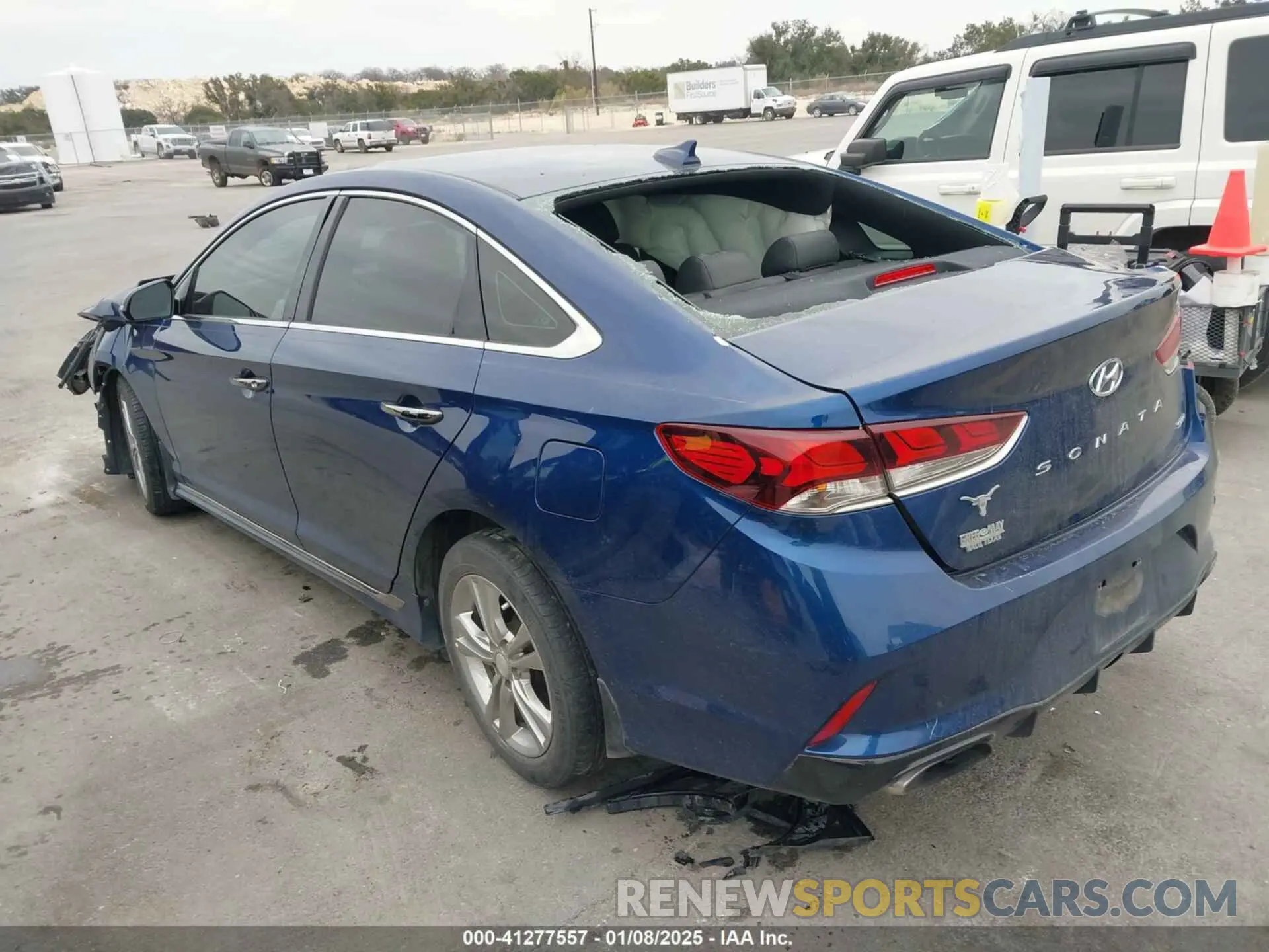 3 fotografías del automóvil dañado 5NPE34AF0KH771734 HYUNDAI SONATA 2019