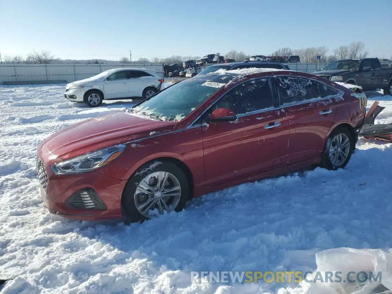 1 fotografías del automóvil dañado 5NPE34AF0KH776304 HYUNDAI SONATA 2019