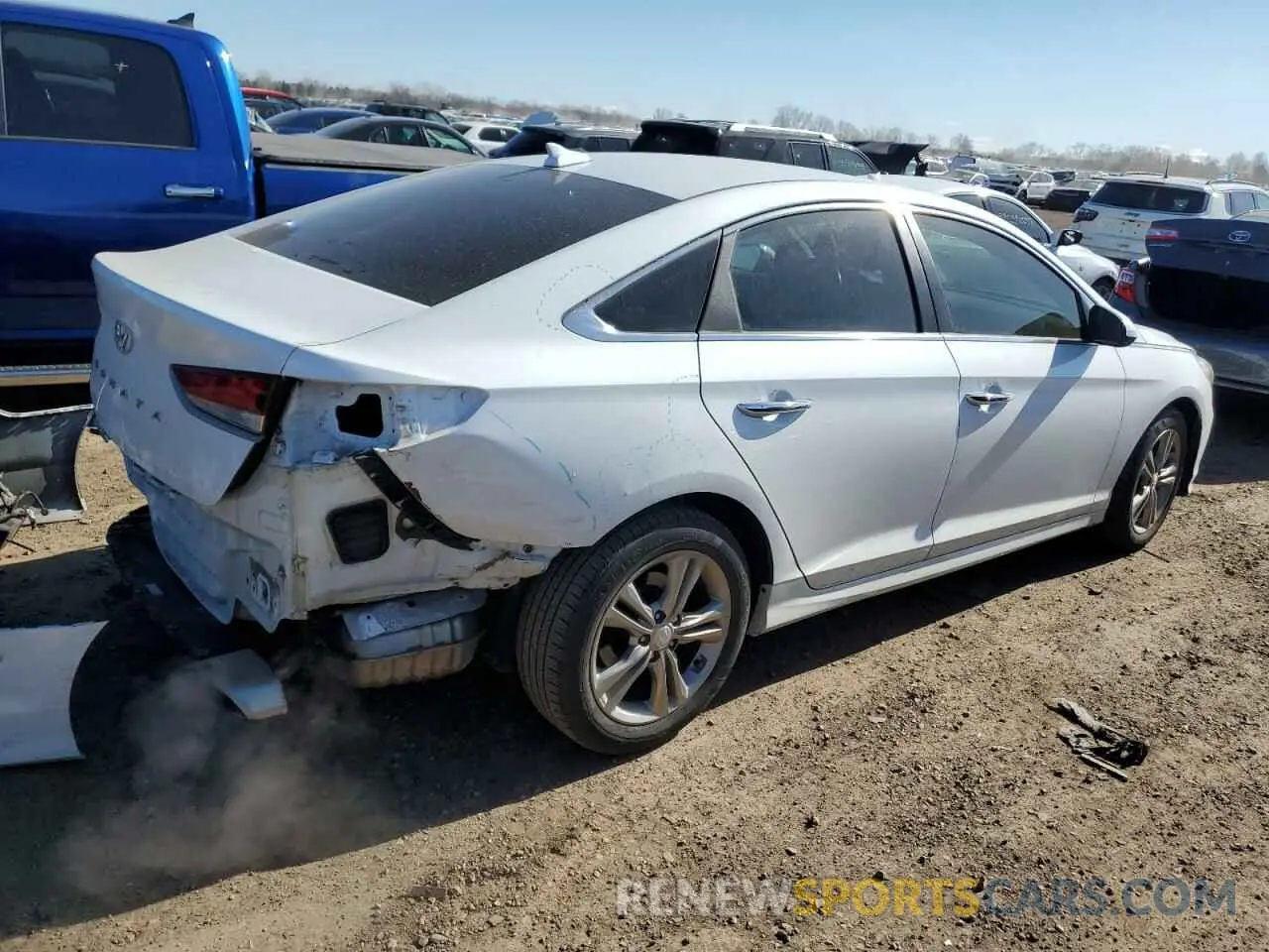 3 fotografías del automóvil dañado 5NPE34AF0KH795208 HYUNDAI SONATA 2019
