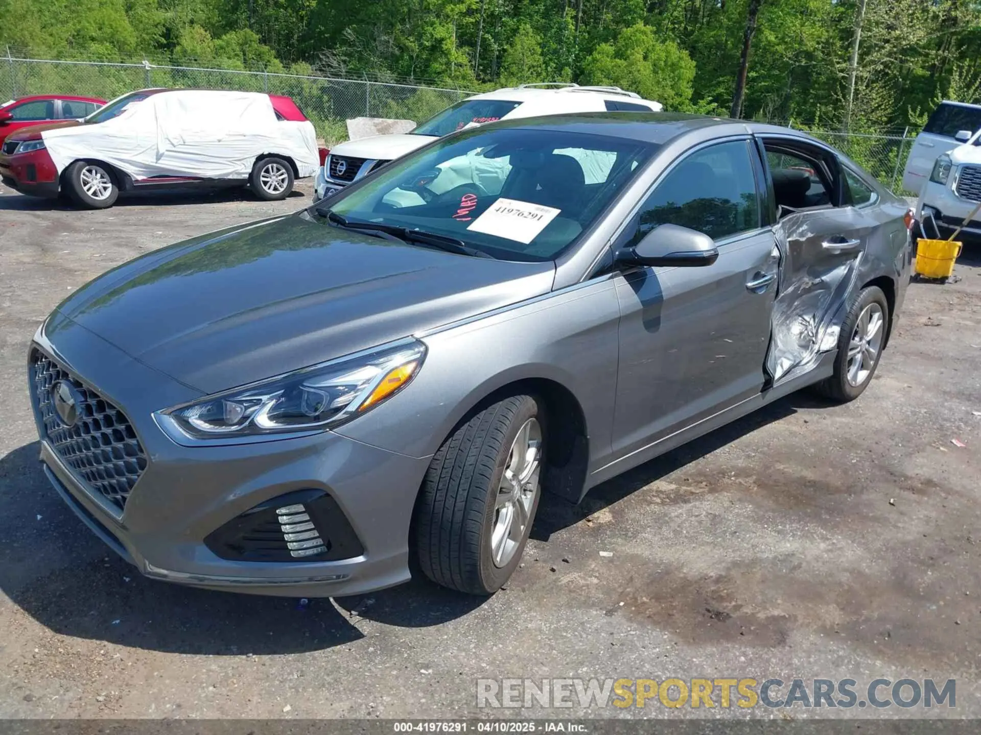 2 fotografías del automóvil dañado 5NPE34AF0KH806515 HYUNDAI SONATA 2019