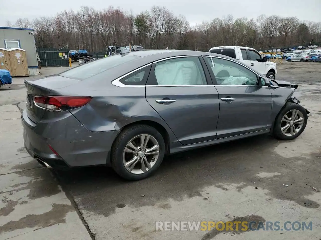 3 fotografías del automóvil dañado 5NPE34AF1KH741352 HYUNDAI SONATA 2019