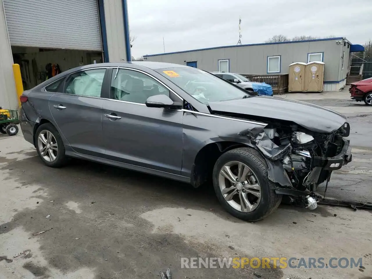 4 fotografías del automóvil dañado 5NPE34AF1KH741352 HYUNDAI SONATA 2019