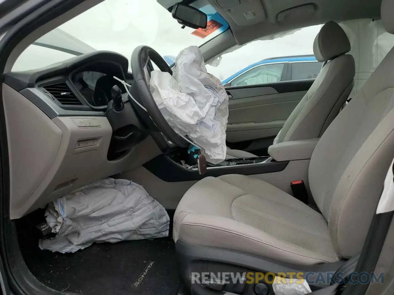 7 fotografías del automóvil dañado 5NPE34AF1KH741352 HYUNDAI SONATA 2019