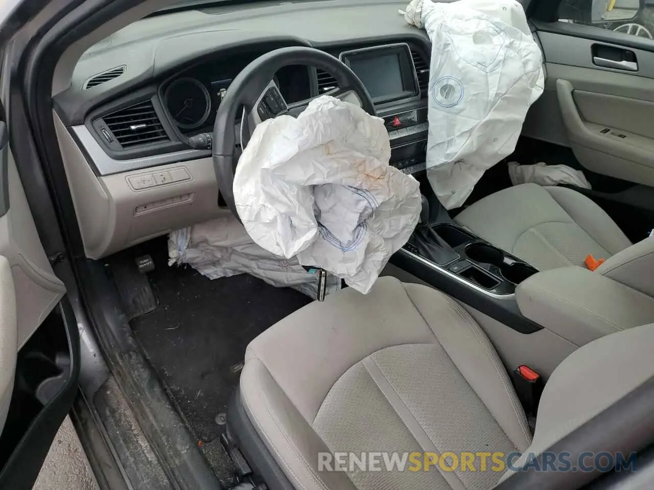 8 fotografías del automóvil dañado 5NPE34AF1KH741352 HYUNDAI SONATA 2019