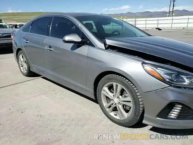 10 fotografías del automóvil dañado 5NPE34AF1KH753274 HYUNDAI SONATA 2019