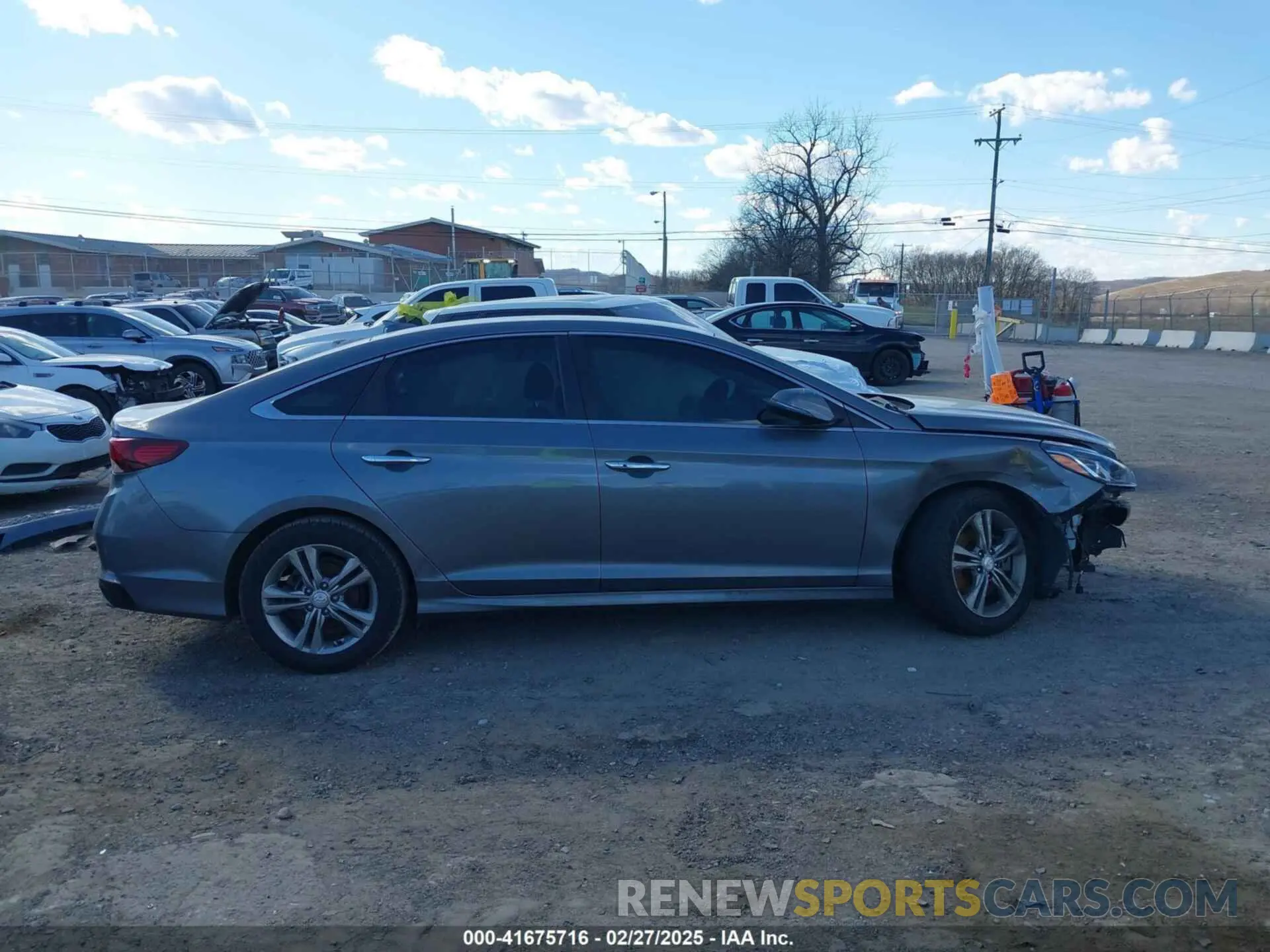 13 fotografías del automóvil dañado 5NPE34AF1KH761813 HYUNDAI SONATA 2019