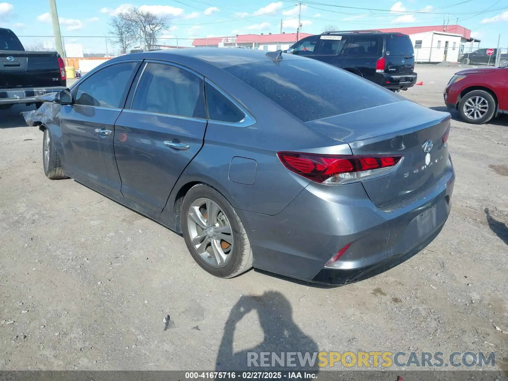 3 fotografías del automóvil dañado 5NPE34AF1KH761813 HYUNDAI SONATA 2019
